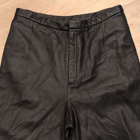 Lands End LEATHER PANTS - Picture 2 of 8